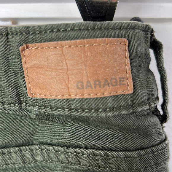 Garage Olive Khaki Green Jegging Jeans Size 00 - Picture 10 of 11
